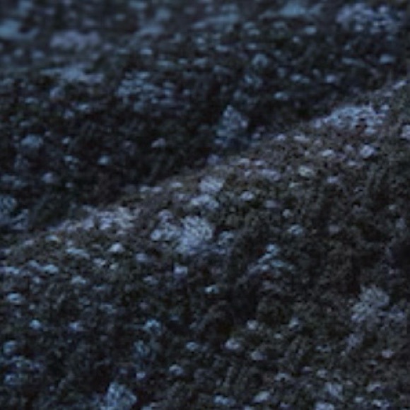 Uniqlo Knitted Short Jacket Blue Black Textured Size XL - Picture 3 of 14